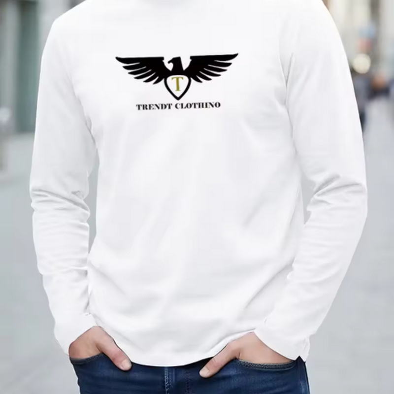 Men'S Fashion T Shirts - تي شيرت جديد بأكمام طويلة وياقة