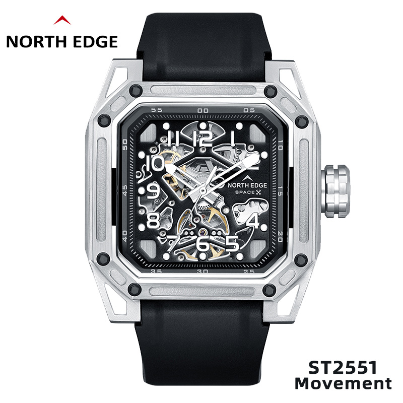 Men'S Fashion X - NORTH EDGE ساعات آلية للرجال هيكل