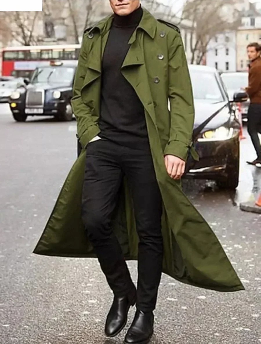 الرجال معاطف طويلة سترة موضة أ - مراجعة Men'S Fashion X وسعره