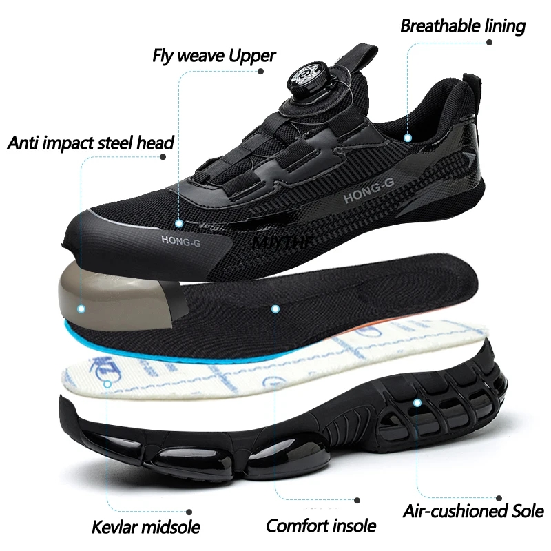 أحذية عمل آمنة للرجال بتصميم ع - مراجعة Mens Fashion Trainers وسعره