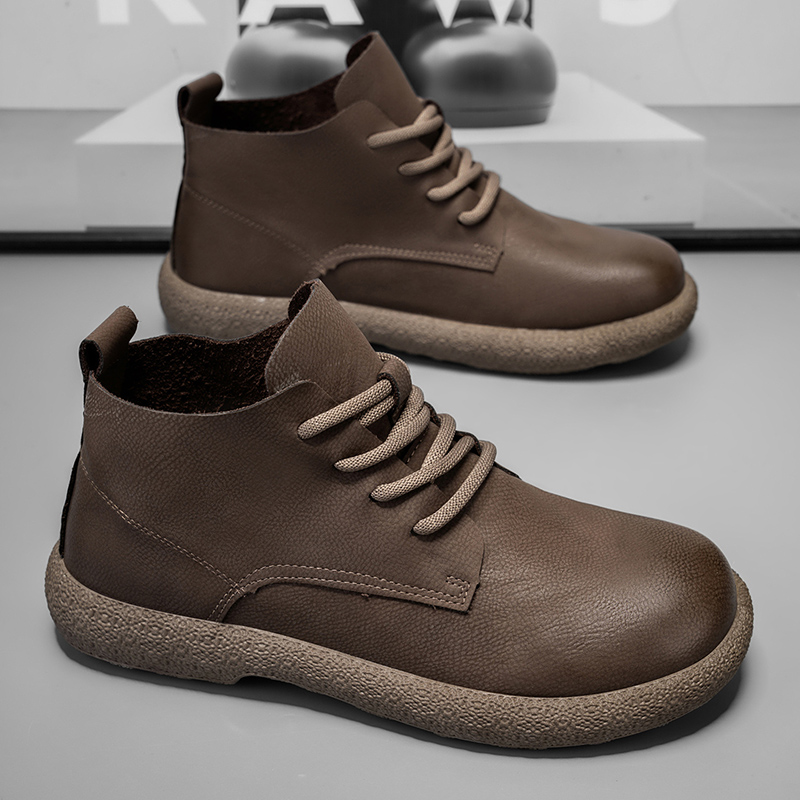 أحذية الكاحل للرجال أحذية بنية - مراجعة Men'S Fashion News وسعره