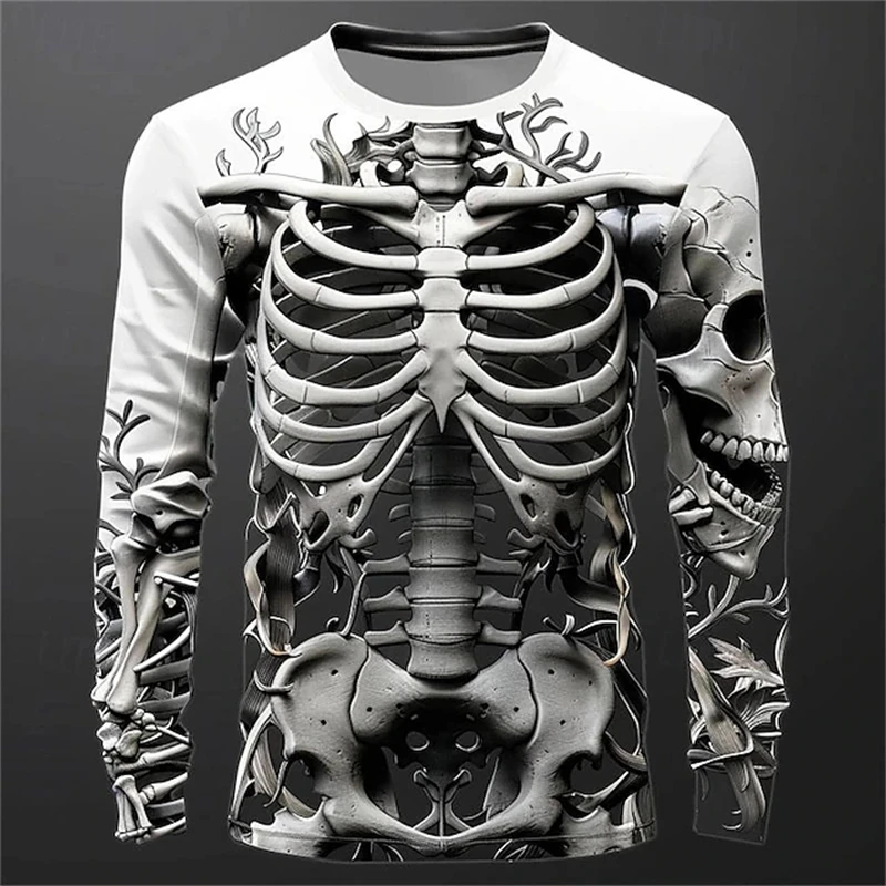 تيشيرتات رجالية بنقشة جمجمة ثل - مراجعة Mens Fashion Clothes وسعره