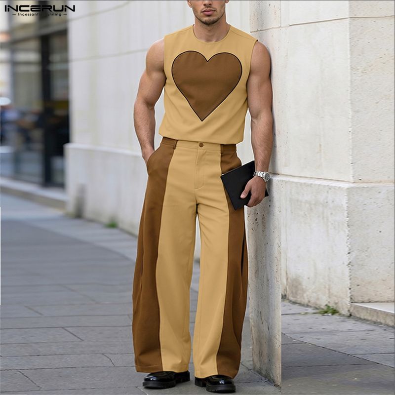 طقم رجالي من INCERUN بتصميم مر - مراجعة Mens Fashion Summer وسعره