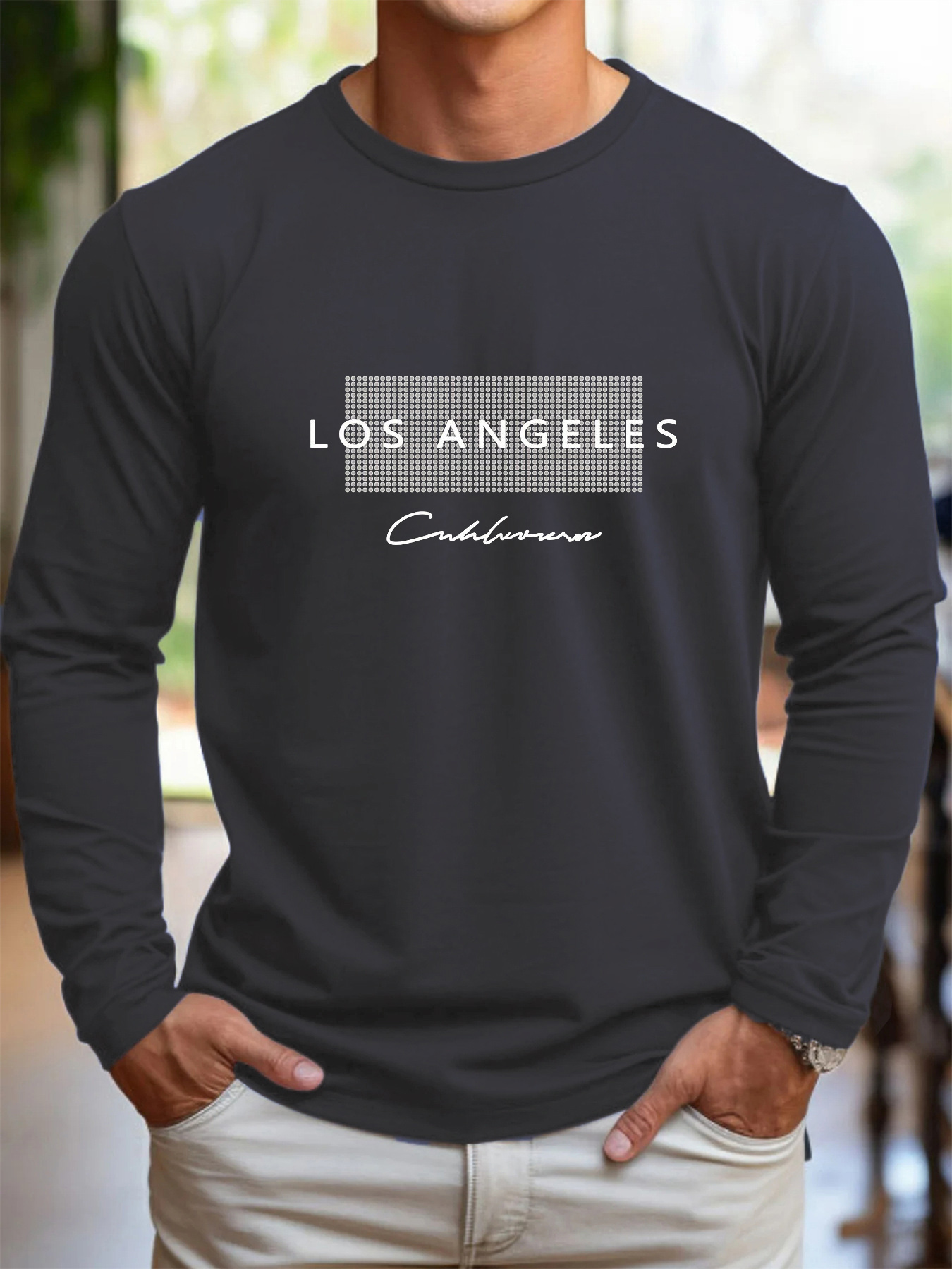 تيشيرت رجالي بأكمام طويلة وياق - مراجعة Men'S Fashion T Shirts وسعره