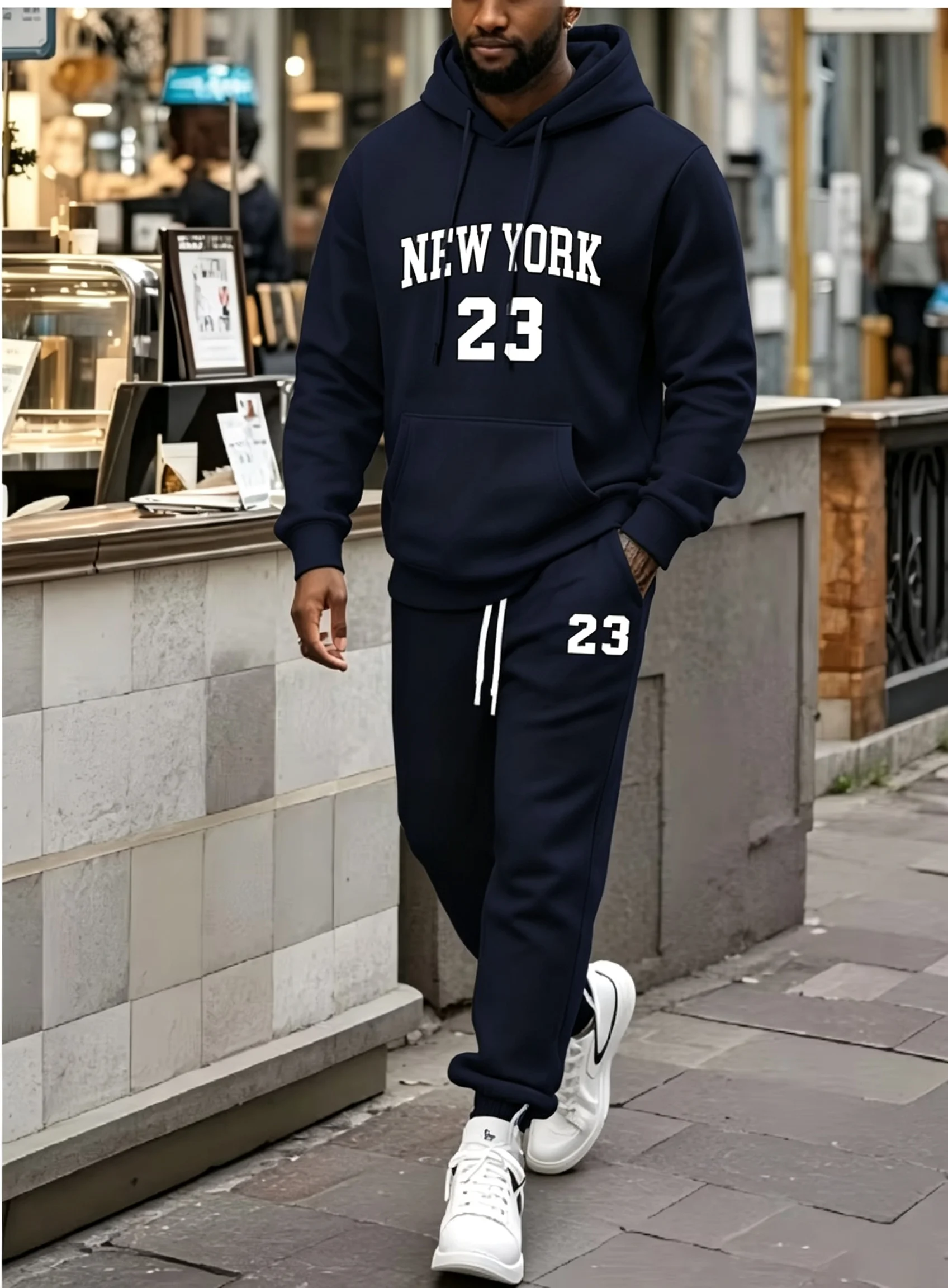 طقم رياضي كاجوال من قطعتين للر - مراجعة Men'S Fashion New York وسعره