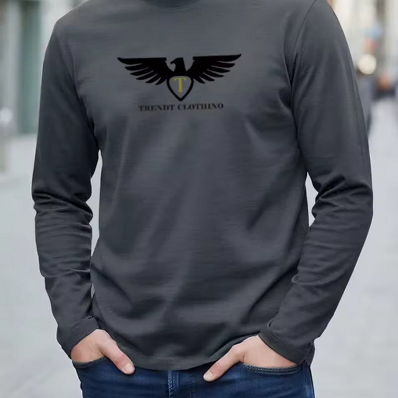 تي شيرت جديد بأكمام طويلة وياق - مراجعة Men'S Fashion T Shirts وسعره