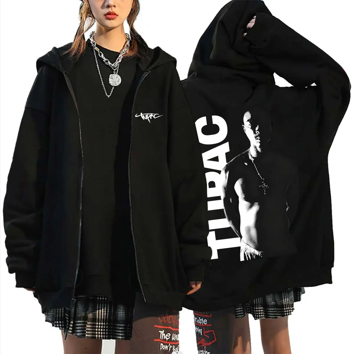 هودي بسحاب من توباك 2pac للرجا - مراجعة Mens Fashion Zip Up Hoodies وسعره